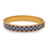 Halcyon Days Agama Cobalt & Bluebell Hinged Bangle