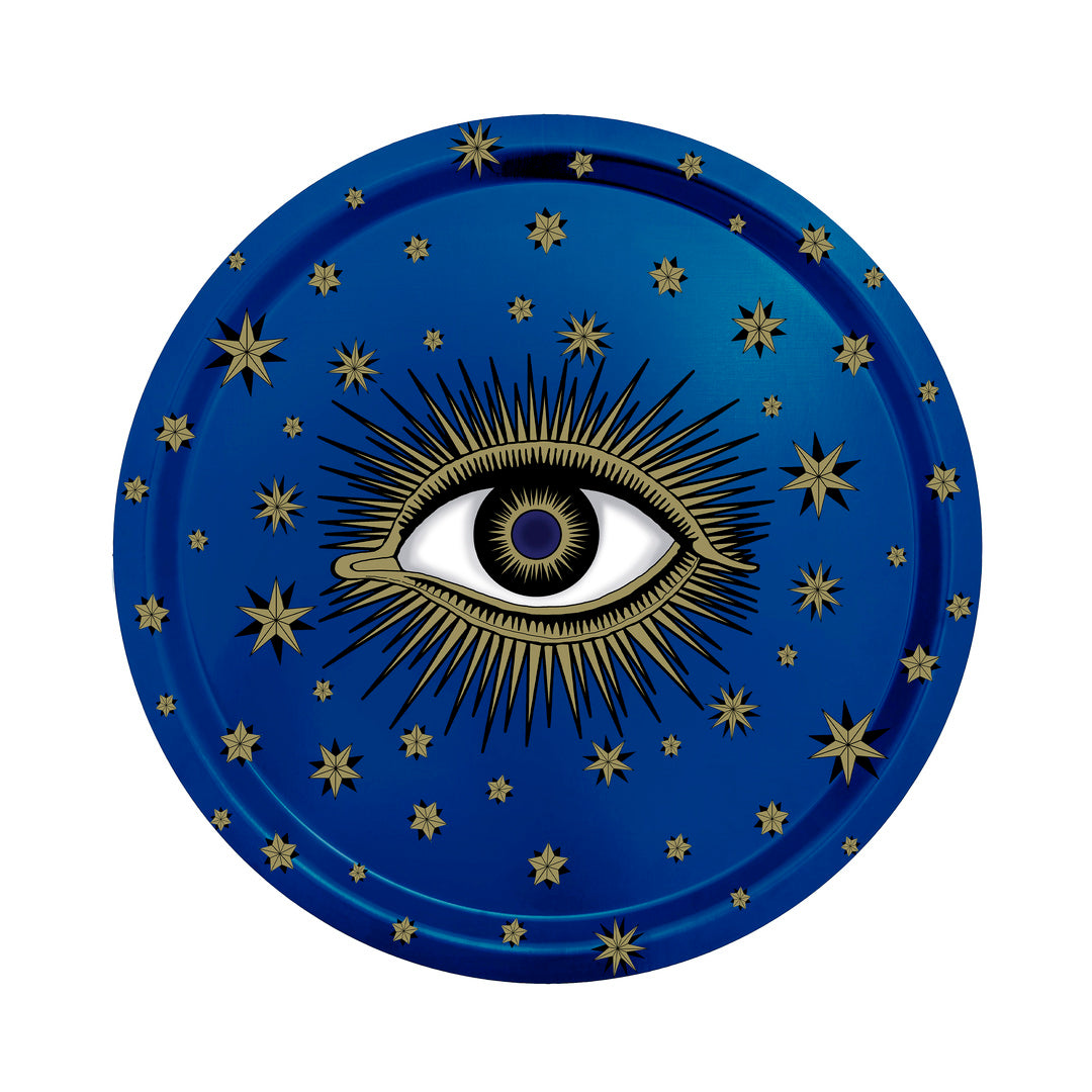 Halcyon Days Evil Eye Round Tray