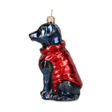 Black Lab in Puffer Vest Ornament