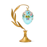 Spring Floral Cascade Egg Ornament