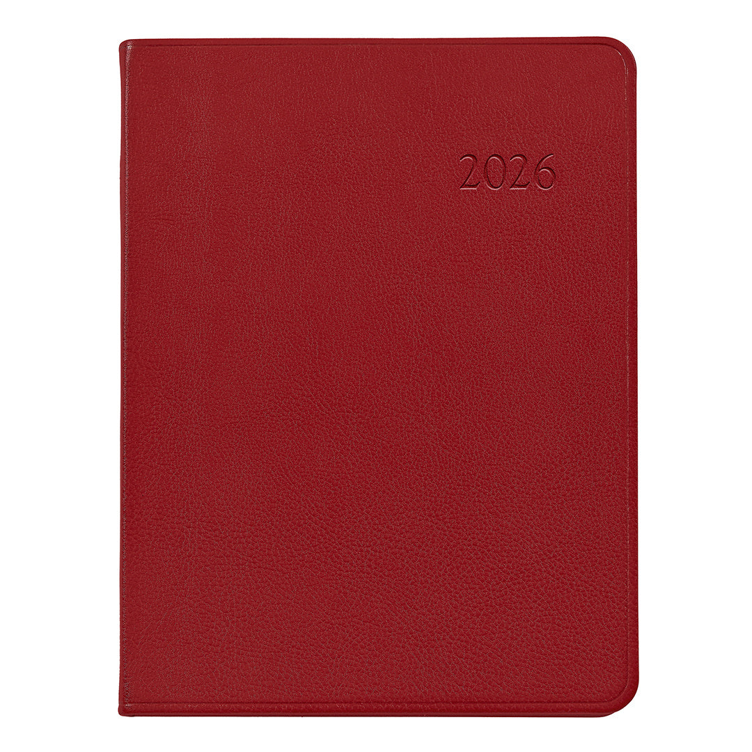 2026 Desk Diary, Red