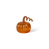 Light-Up Glass Pumpkin, Small