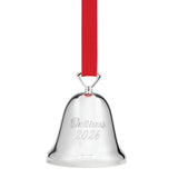 2026 Silver-Plated Christmas Bell Ornament