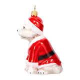 Westie in Santa Suit Ornament