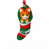 Kitten in Stocking Ornament