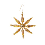 8-Point Gold Star Ornament
