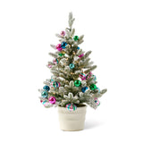 Pre-Lit Sugarplum Flocked Tree