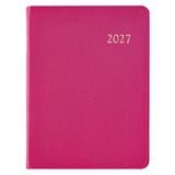 2027 Desk Diary, Azalea Pink