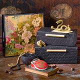Gold Fortune Cookie Box