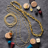 Citrine Faceted Oval Bead Necklace