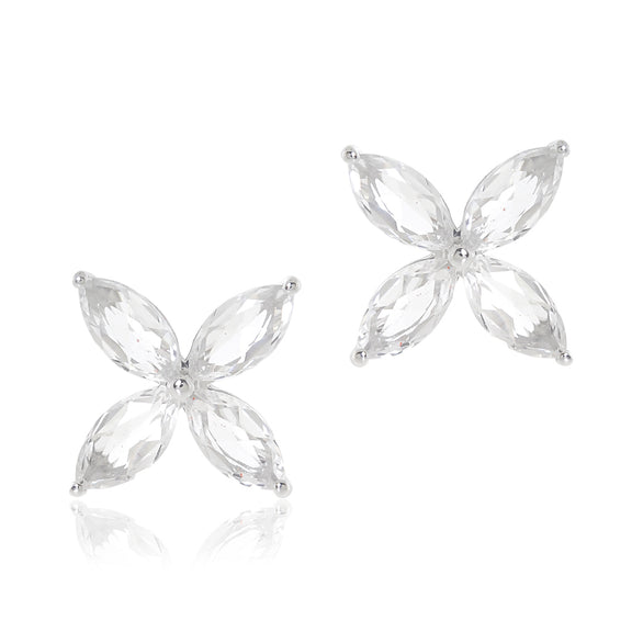 Gump's Signature Stella Earrings in White Topaz