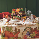 Majolica Pheasants Covered Soup Bowl