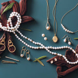 4-8mm Pearl Graduated Chain Necklace