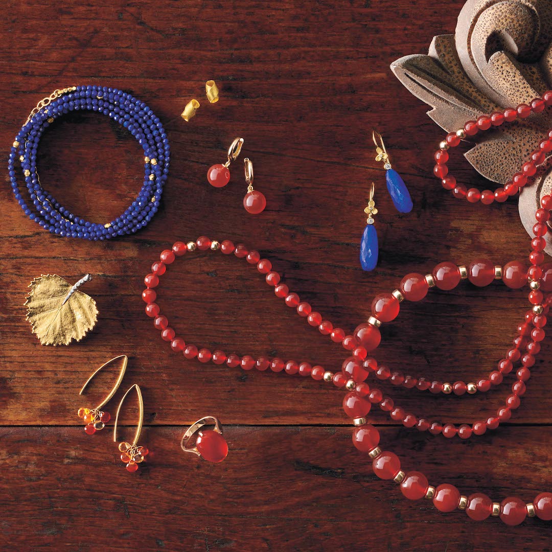 Soho Earrings in Carnelian