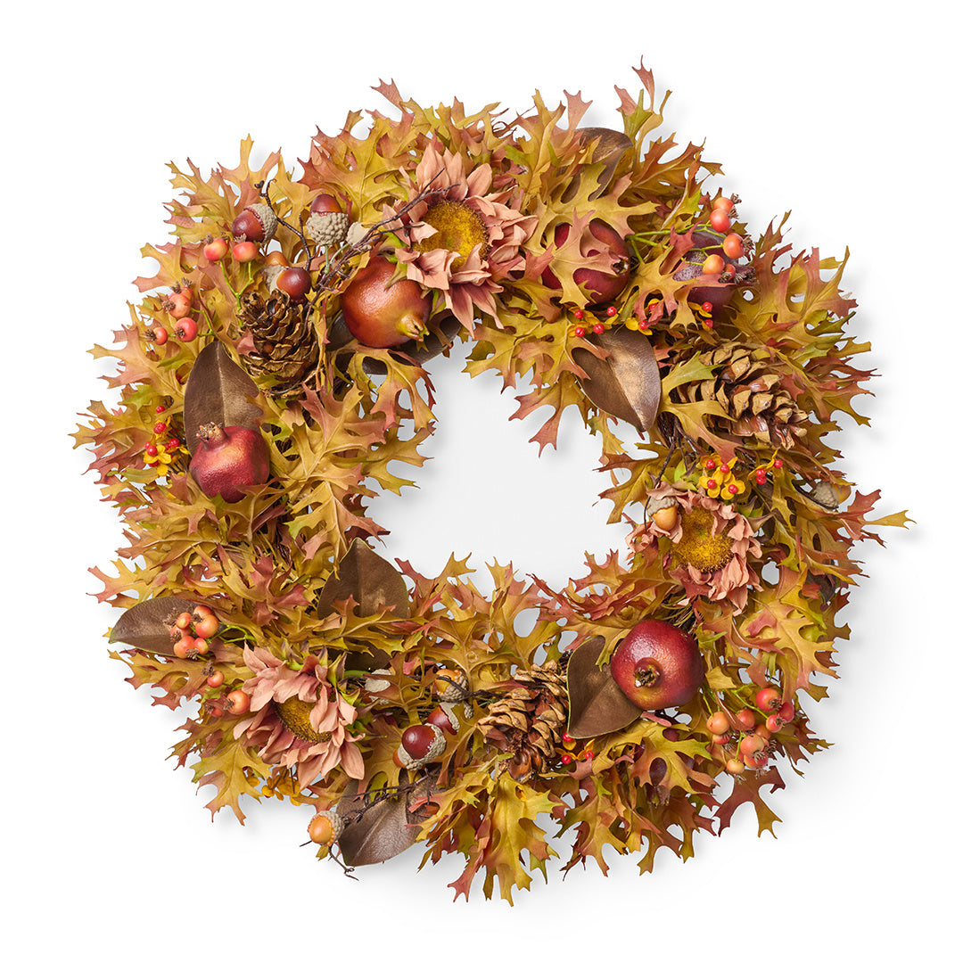 Laytonville Fall Leaves Wreath