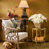 Bronze Dog Lamp