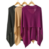Cashmere Poncho, Ebony