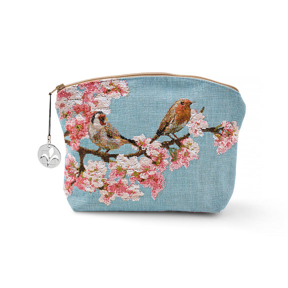 Birds on Branch Cosmetic Bag