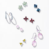 Dottie Earrings in Rose Quartz