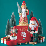 Vintage Santa on Snowball