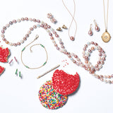 Huggie Hoop Earrings in Pink Sapphires