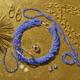 Tanzanite 10-Strand Twist Necklace