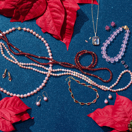 Garnet Teardrop Bracelet