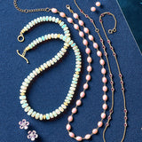 Ethiopian Opal Rondelle Necklace