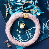 Diamond & Pink Plique-à-Jour Butterfly Earrings