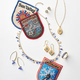 Sapphire & Diamond Aura Earrings