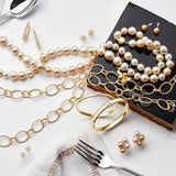 Orion Earrings in Golden South Sea Pearls & Diamonds