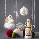 Gold Snowflakes Ball Ornament
