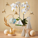 Gold Hummingbird Ornaments, Set of 4