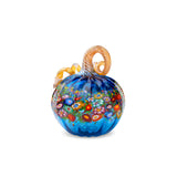 Blue Wildflowers Pumpkin