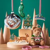 Teddy Bear in Xmas Sweater Ornament