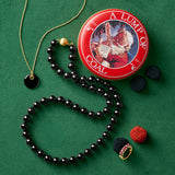 10mm Black Jade Long Necklace