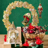 Iridescent Crystal Wreath