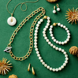 Soho Earrings in White Jade & Diamonds