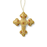 Embroidered Cross Ornament