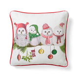 Christmas Owls Pillow