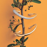 Diamond & Gold Offspring Bangle