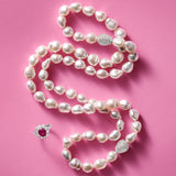11-13mm Baroque South Sea Pearl Double-Length Necklace