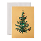 Paula Skene Tree with Ornaments Holiday Cards Set 8