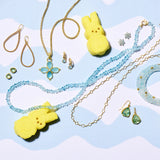 Aquamarine Rondelle Necklace