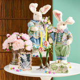 Festive Mr. & Mrs. Springtime Bunny, Set of 2