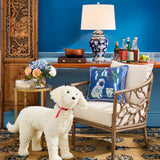 Indigo Cherry Blossom Lamp