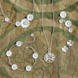 Silver Four-Leaf Clover Pendant Necklace