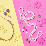 Multi-Color Sapphire Flower Pendant Necklace