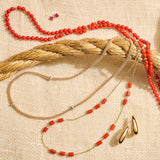 Diamond Tri-Station Necklace