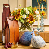 Leather Wine Carrier, Single